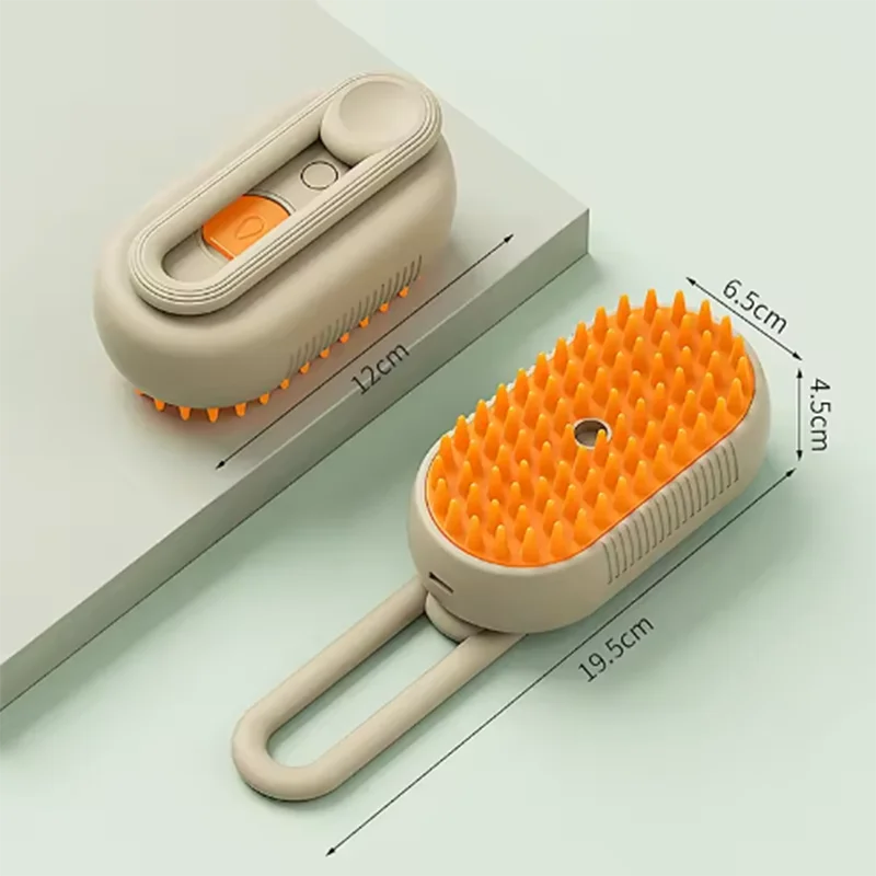 AuraBrush™: La Spazzola Spa 3-in-1 per il Tuo Gatto