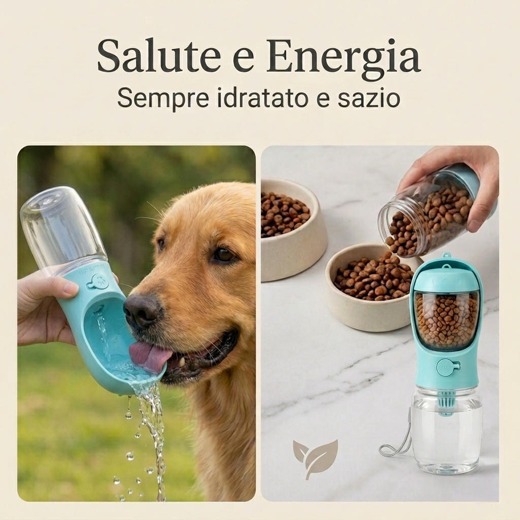 AuraBottle™: Borraccia Portatile Multifunzione
